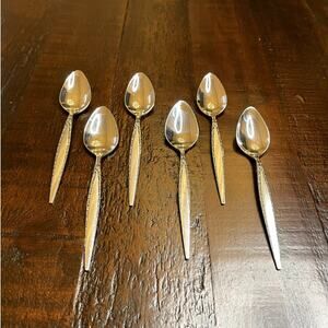 Oneida Venetia Stainless Steel Teaspoons Set of 6 Community Flatware Replacement
